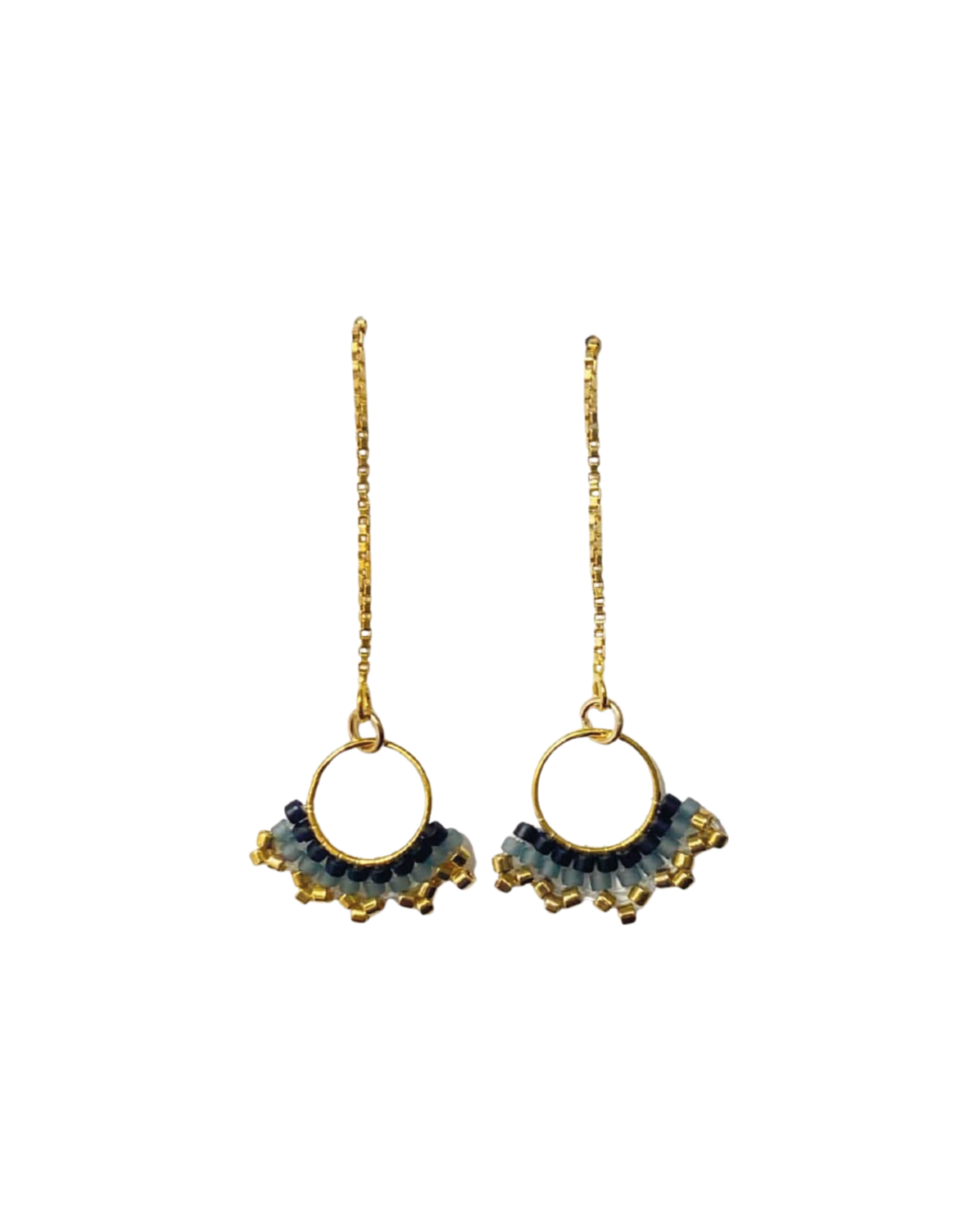 Fan Chain Earrings - Vösh Design Earrings