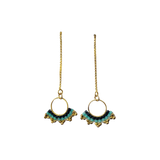 Fan Chain Earrings - Vösh Design Earrings