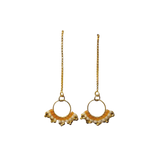 Fan Chain Earrings - Vösh Design Earrings
