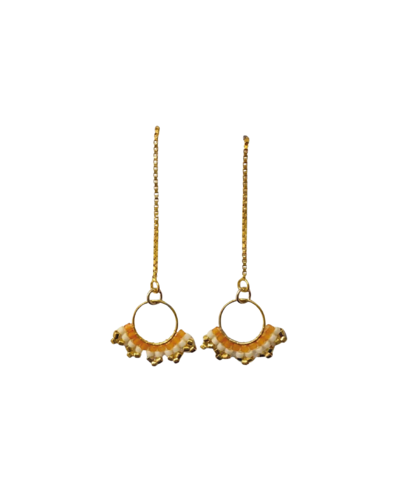 Fan Chain Earrings - Vösh Design Earrings