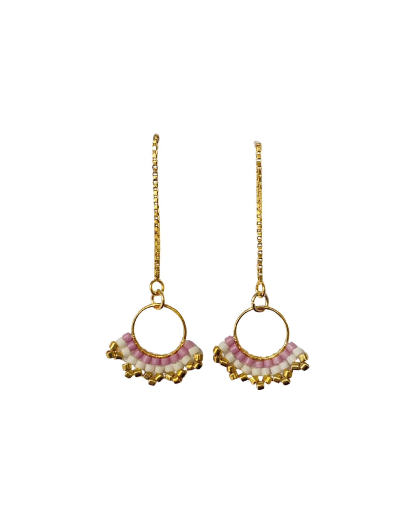 Fan Chain Earrings - Vösh Design Earrings