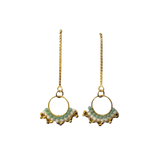Fan Chain Earrings - Vösh Design Earrings