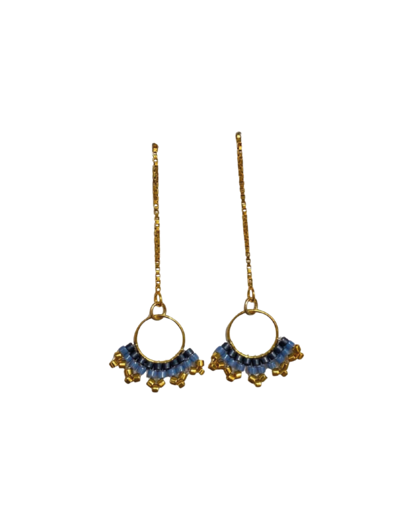 Fan Chain Earrings - Vösh Design Earrings