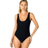 The Poolside One Piece - Black