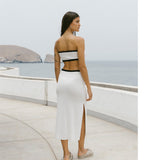 SUNSET DRESS - WHITE