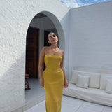 SUNSET DRESS - HONEY