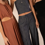 VESTIDO MARRON