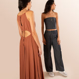VESTIDO MARRON