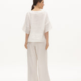 Blusa manga corta Agua Cruda
