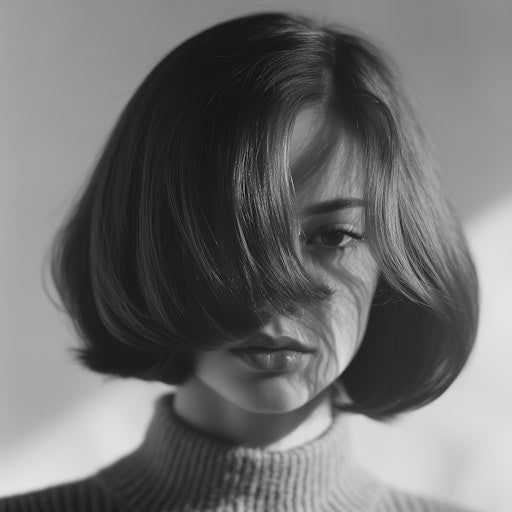 Una chica mostrando tu corte ideal según la forma de su rostro