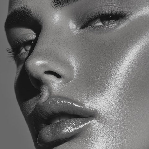 una mujer mostrando el concepto de elige el gloss que necesitas y ten unos labios radiantes