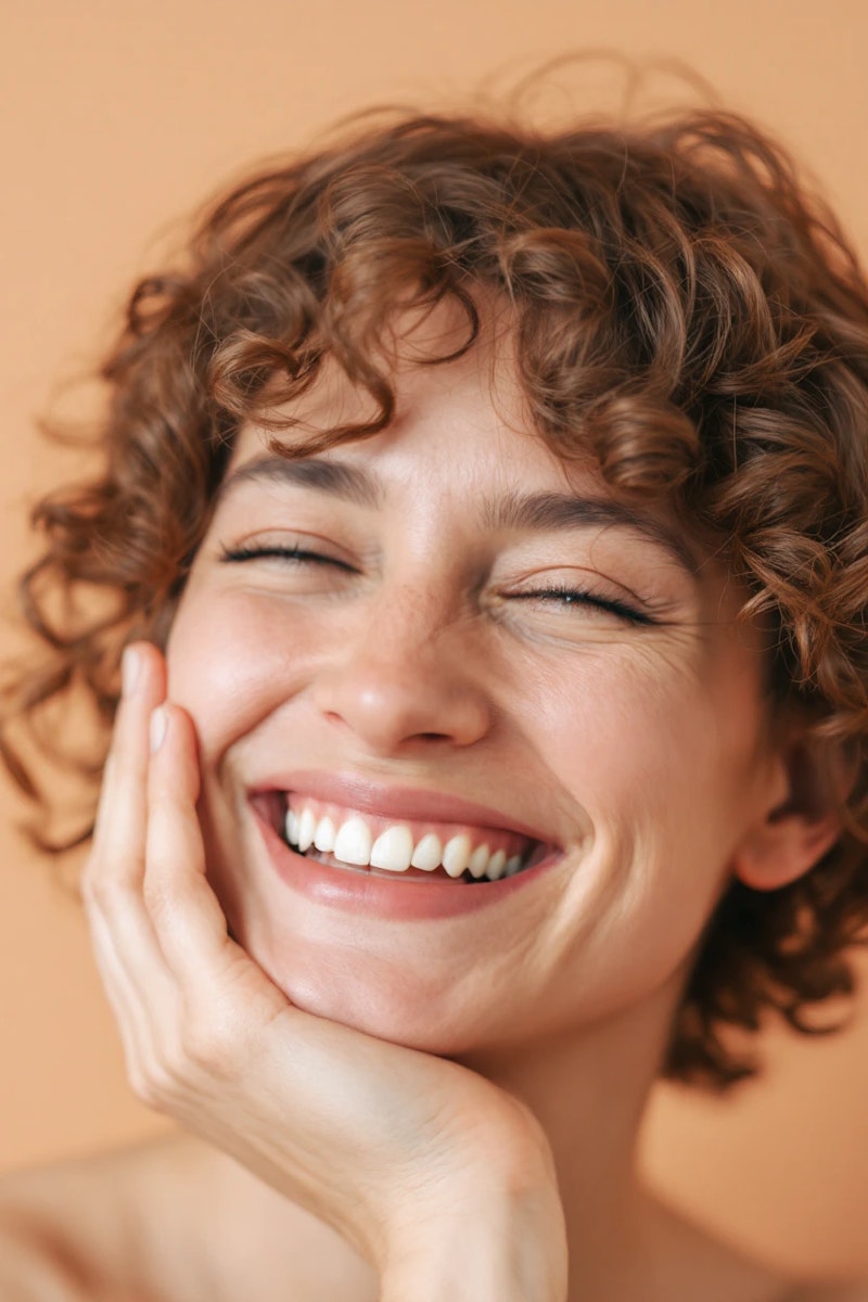 Rostro femenino sin usar limón en la piel por conocer los riesgos del limón para aclarar manchas.