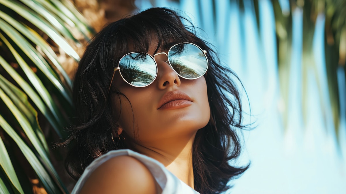 mujer en la playa representando el tesoro del trópico los beneficios del coco para tu cabello