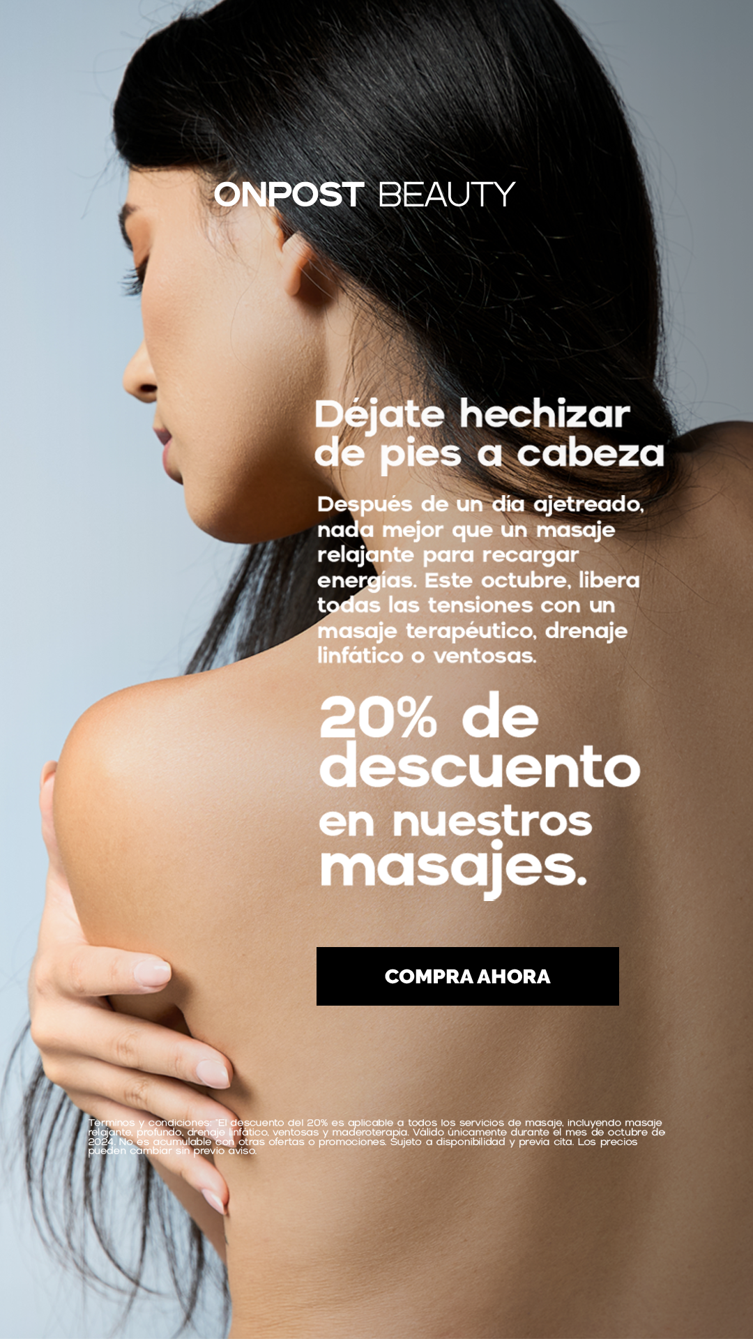 20% DE DESCUENTO EN NUESTROS MASAJES
