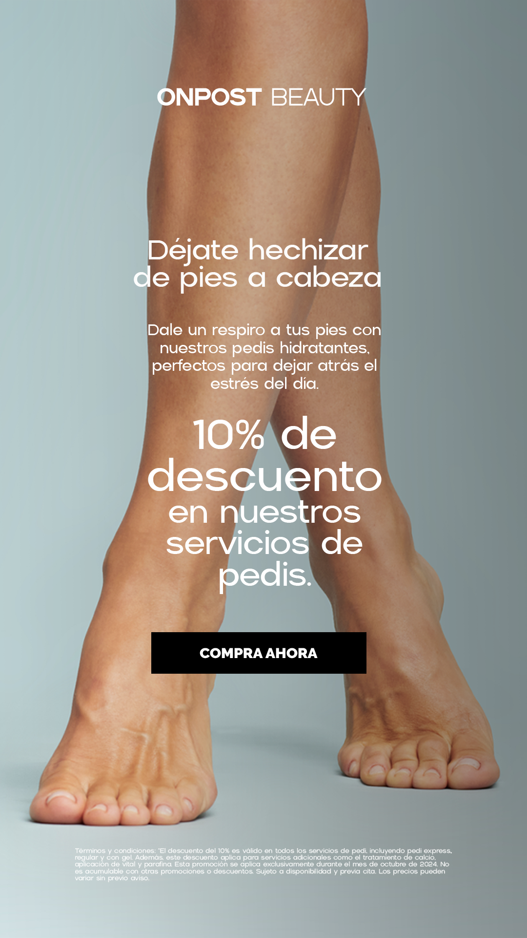 10% DE DESCUENTO EN NUESTROS SERVICIOS DE PEDIS