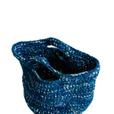 Medium Palm Crochet Blue