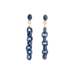 Beaded Link Earrings - Vösh Design Earrings