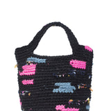 Medium Palm Crochet Black