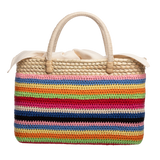 Medium Crochet Bag Rainbow