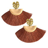 Copper Abanico Earrings