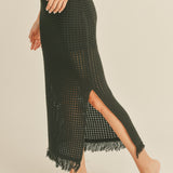 Crochet knited skirt