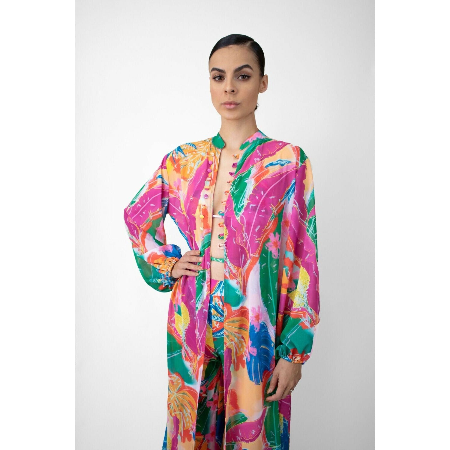 CAMISA MAXI TROPICAL