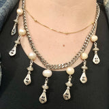 Fresh Pearls Pendants Necklace