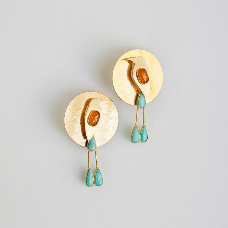 Floating Furry Earrings