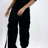 Pantalon Cargo Negro