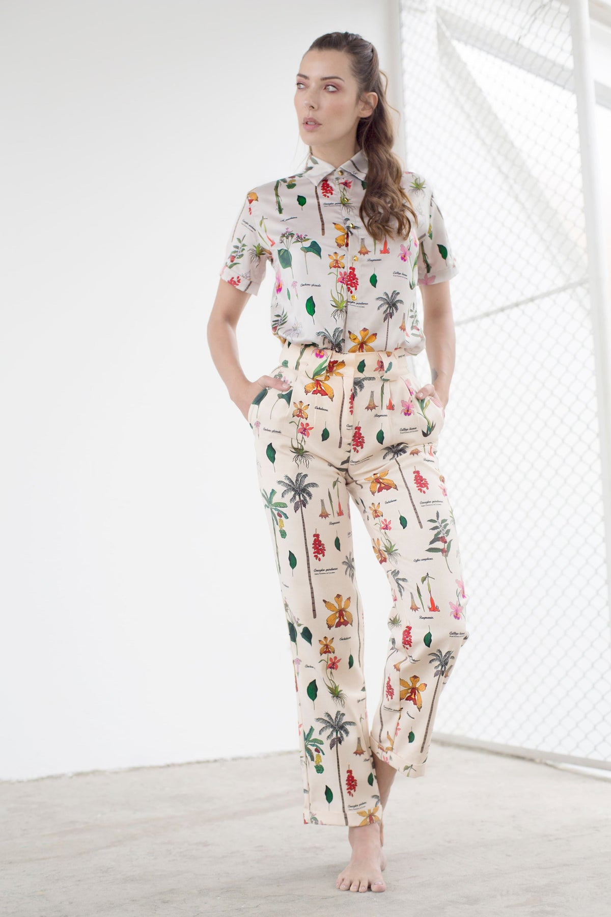 Unisex Pants / Botanical expedition