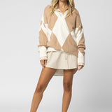 Boyfriend oversized Shirt Beige