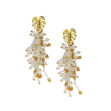 White Coral Earrings