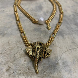 Elephant Figaro Necklace