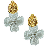 White Blossom Earrings