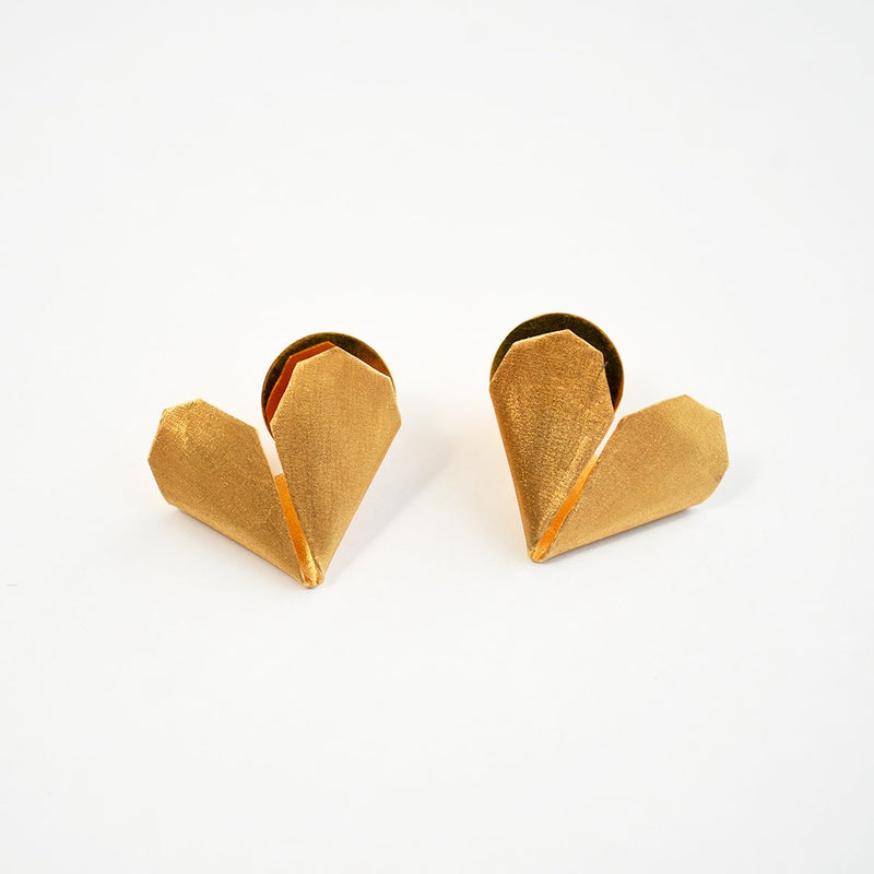Earrings heart envelopes
