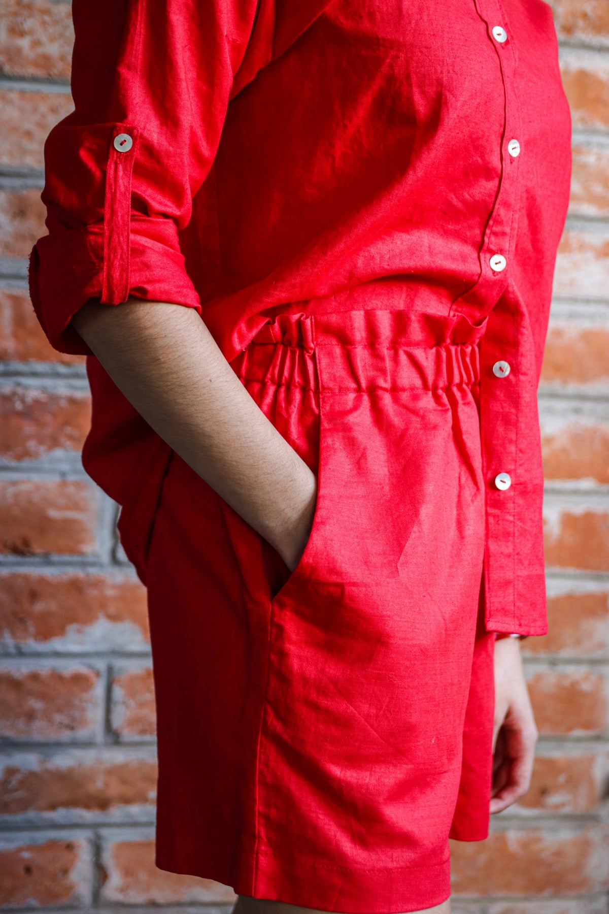 Set de dos piezas rojo