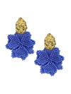 Light Blue Blossom Earrings