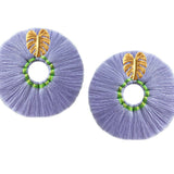 Lilac Wild Flower Earrings
