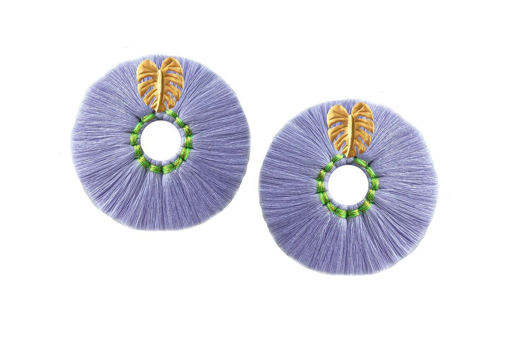 Lilac Wild Flower Earrings