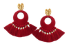 Red Florentine Earrings
